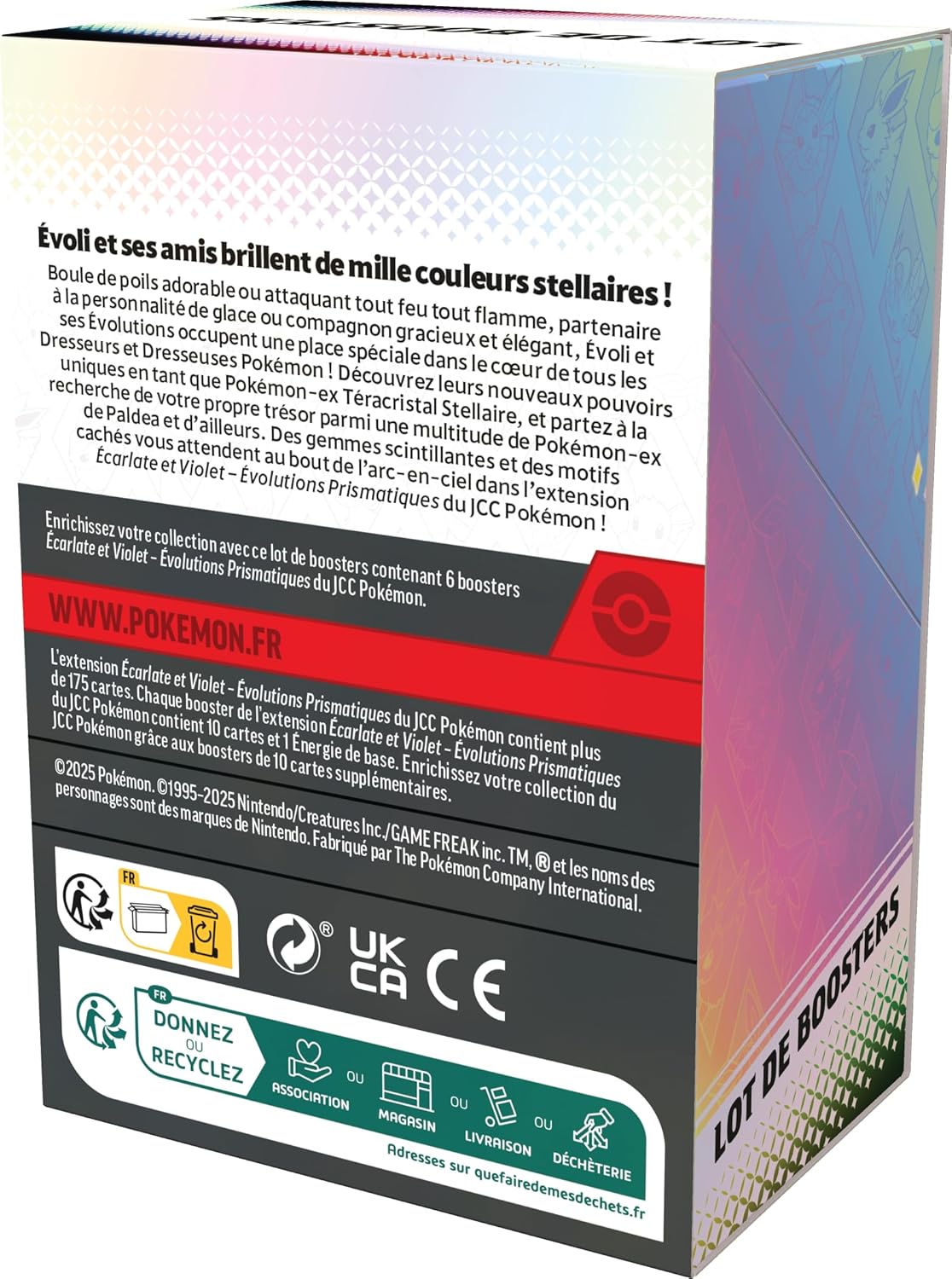 Bundle 6 boosters EV8.5 - Évolutions Prismatiques [FR]