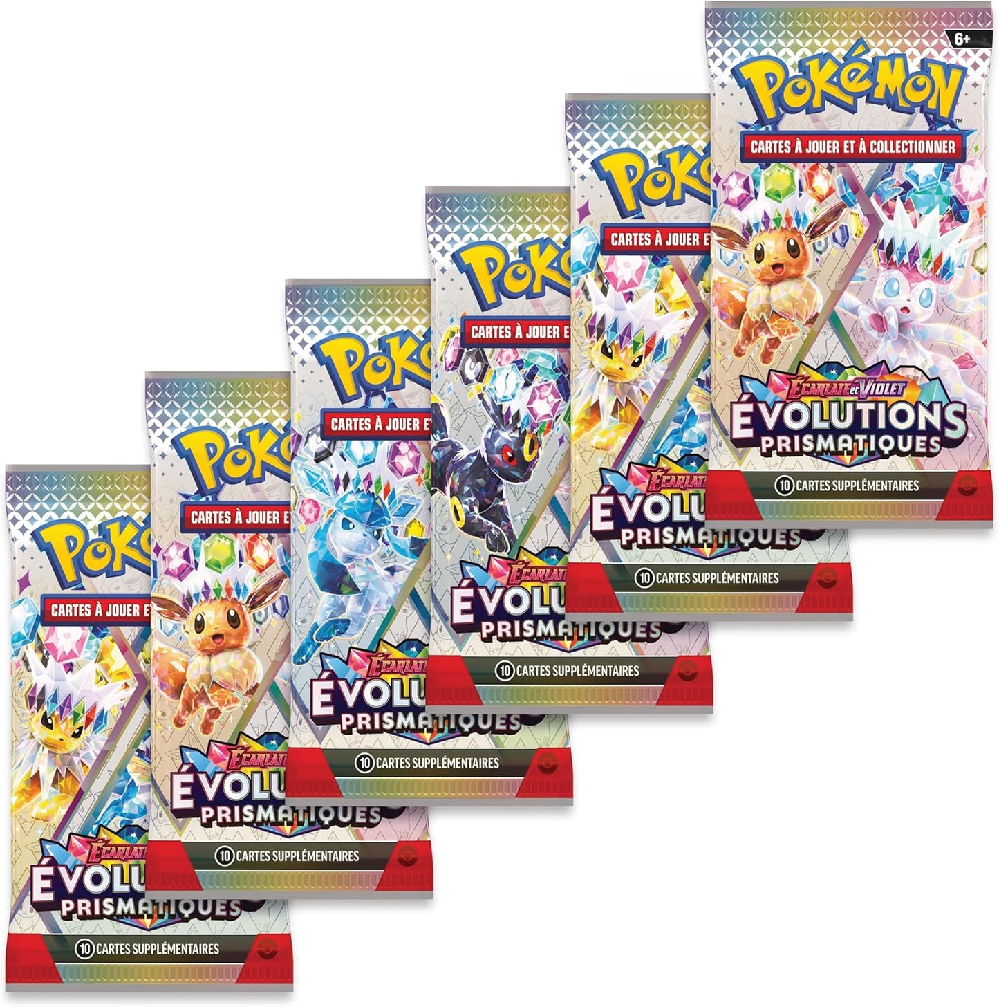Bundle 6 boosters EV8.5 - Évolutions Prismatiques [FR]